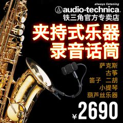 Audio Technica/铁三角 ATM350萨克斯古筝笛子小提琴乐器电容话筒