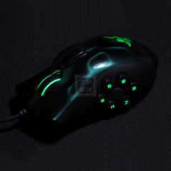 Razer/雷蛇 那伽梵蛇六芒星 发光炫光 电竞lol机械游戏鼠标有线