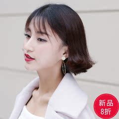 新款时尚韩版大耳环女 精致镀18K金气质耳钉 简约两用耳饰配饰