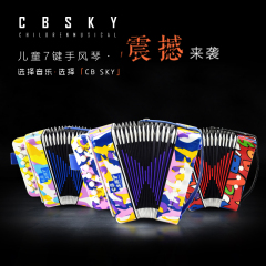 CBSKY手风琴儿童7键小手风琴早教学生乐器西洋乐器儿童初学乐器