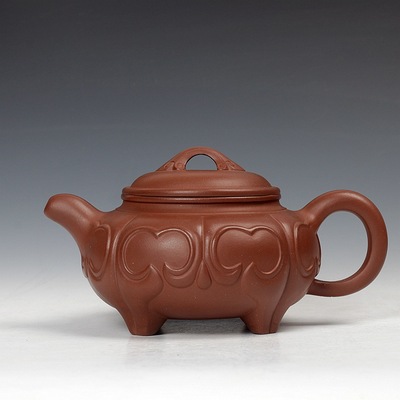 茗香壶韵精品紫砂专场 国家级工艺美术制壶师 王小兵 400cc《四喜如意