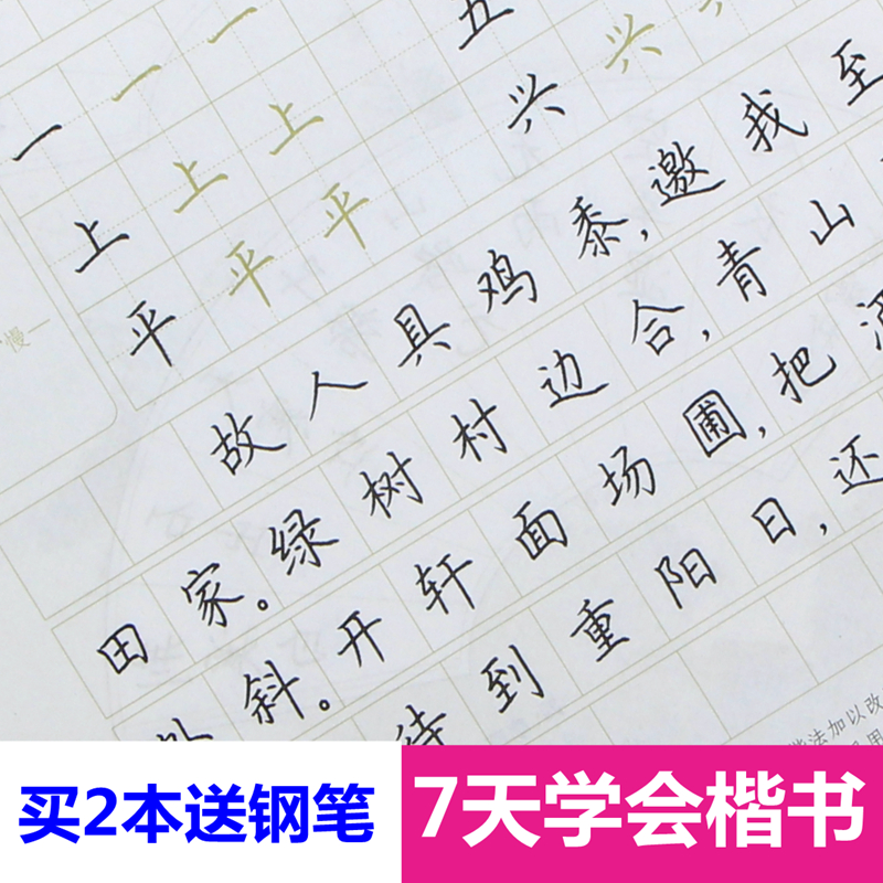 长书 成人楷书练字帖小学生钢笔字帖硬笔字帖速成练字板练字神器产品展示图1