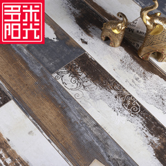 强化复合木地板个性复古美式报刊环保耐磨地暖防水厂家直销12mm