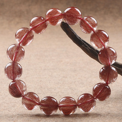 Bao Crystal Crystal bracelet natural red hair, pro-women and men hair full conveniently send certificate