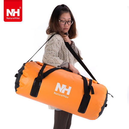 NH戶外60升全防水收納包 行李背包超大雙肩漂流防水袋 旅行整理袋 - 42941668170