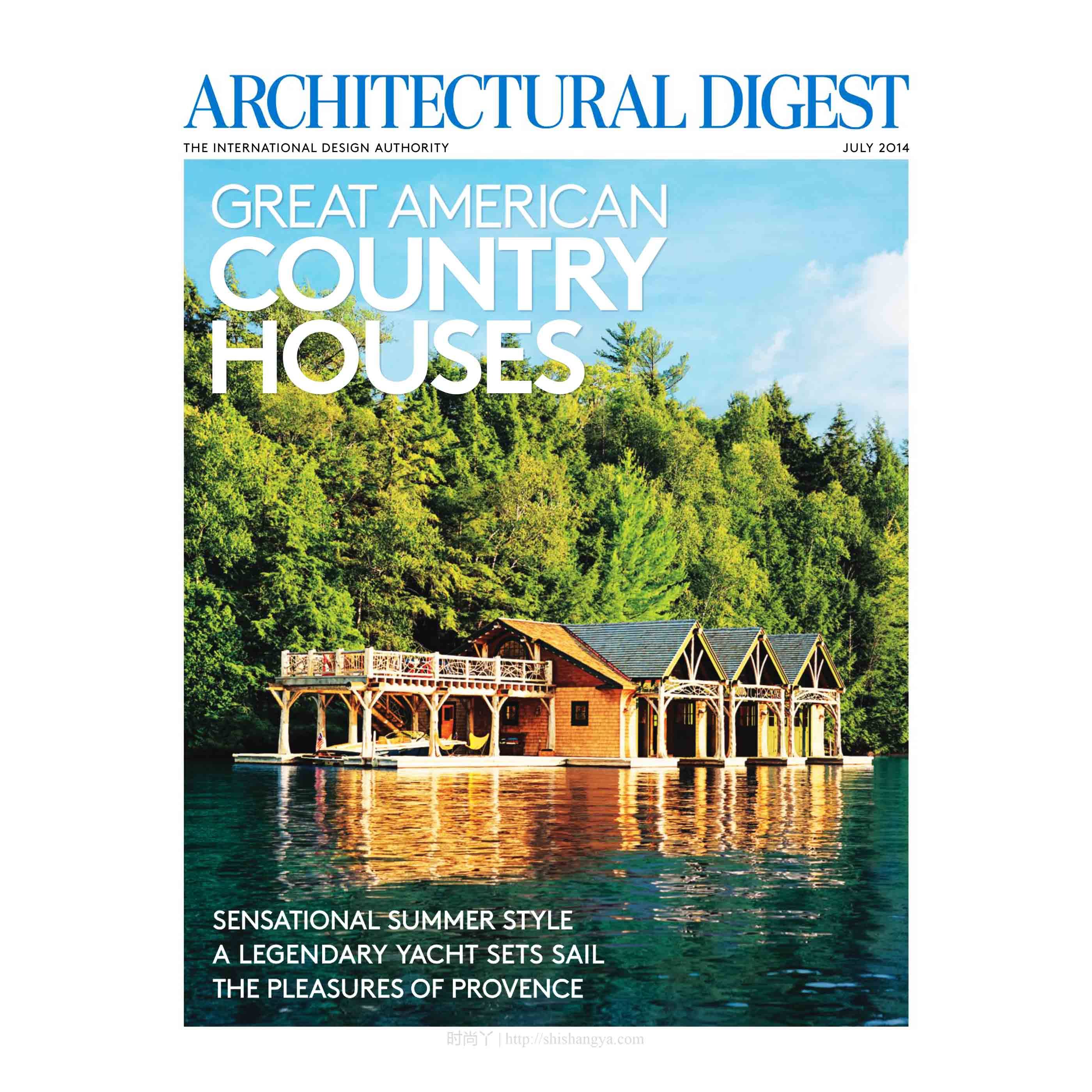 美国adarchitecturaldigest原版杂志专业期刊2019年全年订阅建筑景观