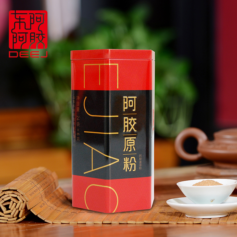 东阿阿胶旗舰店 山东正品阿胶原粉6g*24袋速溶阿胶粉ejiao女士产品展示图2