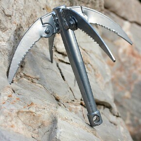 正品 登山绳勾抓 不锈钢登山爪 救生飞虎爪批发 户外求生攀岩钩