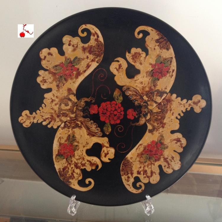 Fuzhou Bodiless Lacquer ware tea tray Vertical disc Decoration Artwork Collection ornament natural Lacquer Raw lacquerin the Arts and crafts , Folk arts and crafts Features , Lacquerware category - from Buy2taobao.com to provide professional Taobao agent buy service