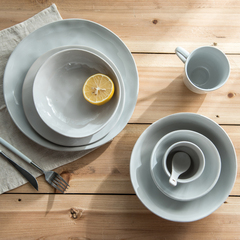 亿嘉创意西欧式餐具套装 碗盘家用 简约组合 菜碗饭碗盘子菜碟杯