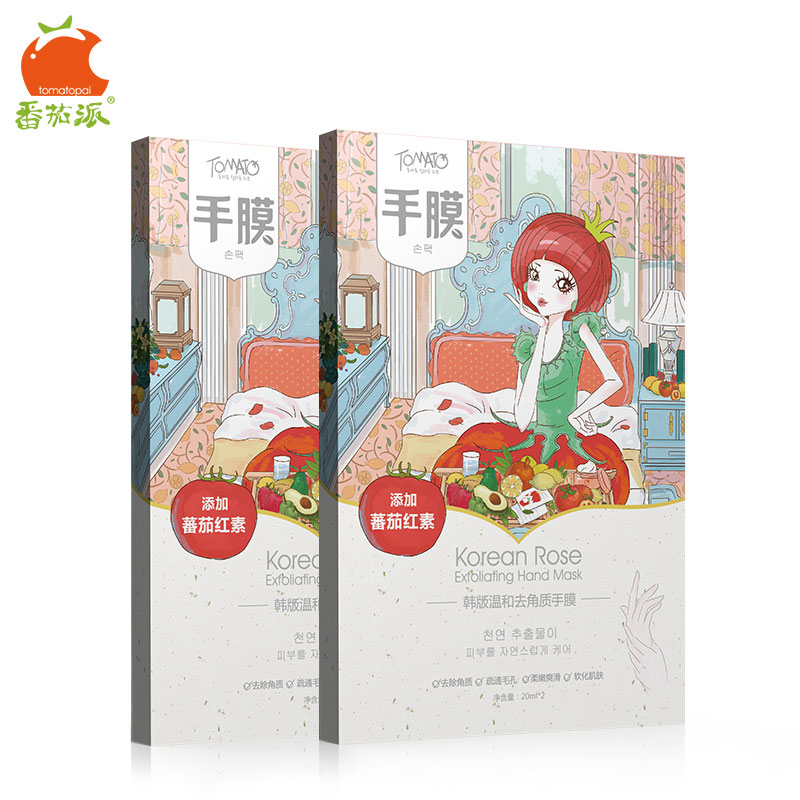 TOMATO PIE/番茄派【搓搓就嫩手】去角质手膜嫩手滋润保湿手摸产品展示图3