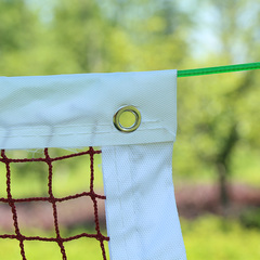 羽毛球网专业双打标准室外比赛简易折叠便携式羽毛球架网子不挂球
