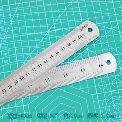 金丝猴0704- 40CM 钢尺  直尺 公英制