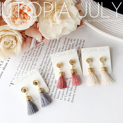 Korean version of the new tassel of several non-pierced ears ear clip earrings ear nail ear bones clip non pierced earrings