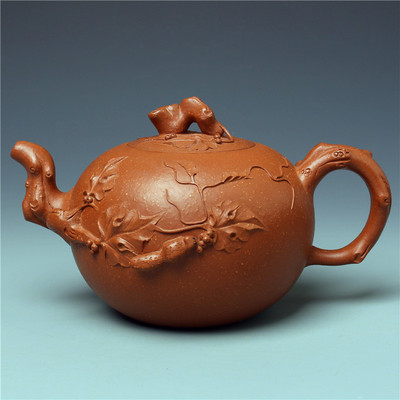 《松鼠葡萄壶》大亨后人国家级工艺美术师邵亚芬