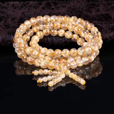 顶级奢华天然发晶项链1213 约69.15克