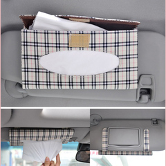 车用车载纸巾盒便携式汽车遮阳板汽车内饰品遮阳板纸巾包抽纸盒包