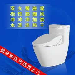 露泊雅卫浴智能马桶静音抽水座便器智洁釉面坐便器