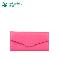 Hot new Japanese and Korean wave wallet large zip around wallet bag cover-metal buckle leather jacket woman 5102H5702