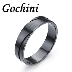 Gochini 简约戒指情侣对戒/指环一对情人节生日礼物小首饰品