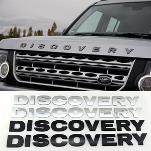 路虎改装discovery新款发现3发现4机盖车标立体个性尾门标志车贴
