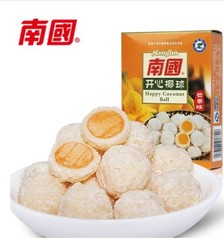 满50元包邮 海南特产南国食品开心椰球200g 芒果味  椰蓉脆皮