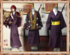 Seven Union Meiji Tokyo ogai mori cosplay Namikawa Daisuke Printed Kimono Seven Union Meiji Tokyo ogai mori cosplay Namikawa Daisuke Printed Kimono