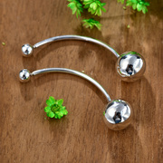Thai Japanese and Korean character long earrings 925 Silver girl bead long Silver earrings girls jewelry
