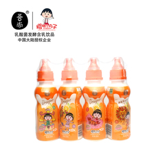 吾尚樱桃小丸子乳酸菌发酵含乳饮品 200ml*4 瓶 橙味