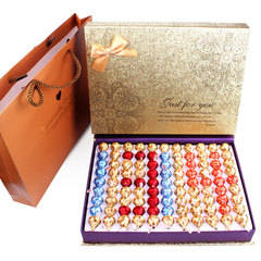Kisses巧克力好时礼盒装99颗 送女朋友DIY圣诞节礼物生日高档礼品