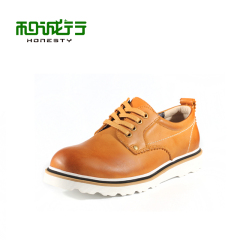 He Chenghang and 2015 spring tide men's Korean version of the circular head strap casual shoes men's shoes 0680109