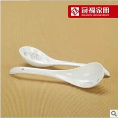 冠福 陶瓷 餐具 金玉良缘大汤勺饭勺