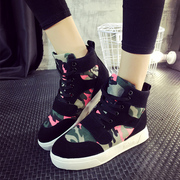 Fall 2015 new Korean high-increased stealth shoes canvas shoes sneakers casual student shoes