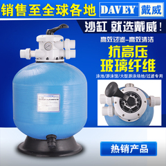 DAVEY/戴威 游泳池过滤循环沙缸 沙缸过滤器 鱼池过滤器 顶出式