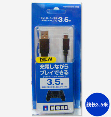 PS4手柄充电线 PSV2000 三星小米加长 HORI原装充电数据线 3.5米