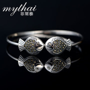 Whitebait Thai authentic 925 silver bracelet women jewelry handmade opening new atmosphere