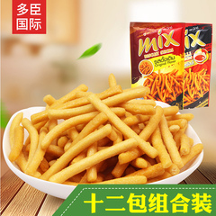 泰国进口vfoods mix虾条脆脆条30g*12包咪咪虾条零食小吃