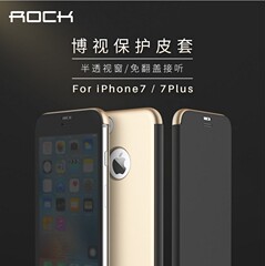 ROCK苹果7手机壳防摔全包iPhone7保护套plus轻薄简约i7翻盖硬壳七