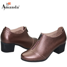 普拉達改裝機械增壓 Amanda 艾曼達正品新款韓版時尚壓花松糕尖頭短靴拉鏈方跟高幫鞋 普拉達服裝