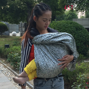 亲密育儿贡缎l号妈妈喂奶背巾西尔斯有环背小孩背带0-6岁横抱式