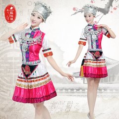 2016新款苗族舞蹈服装演出服女少数民族演出服土家族瑶族侗族壮族