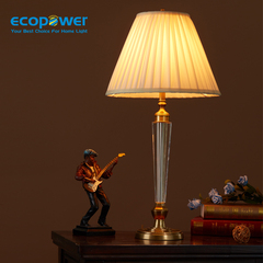欧式全铜灯具现代创意灯饰铜灯简约经典复古客厅卧室全铜台灯
