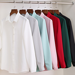 POLO领单排多扣纯色长袖修身2016年秋季衬衫