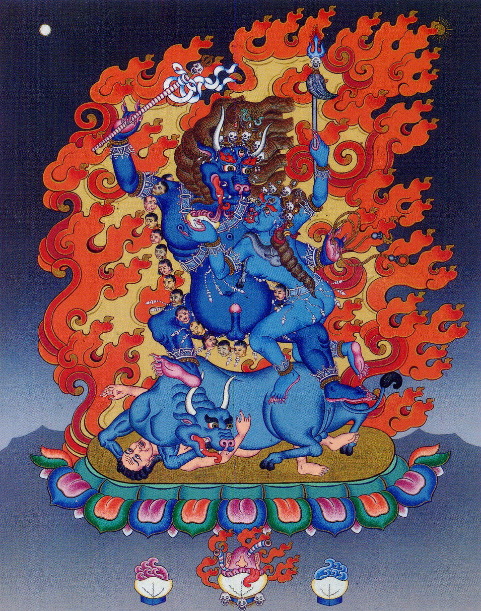 线绣 thang-ga藏族唐卡十字绣 diy十字绣定制定做 法王嘎拉路巴