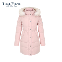 Teenie Weenie小熊2016冬季新品女士经典连帽套头卫衣TTMW68960I