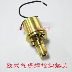 二氧化碳欧式200A/350A/500A/15AK/24KD/36KD CO2焊枪铜头接头