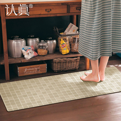 【厨房】认真长条厨房地垫防滑垫 防水防油阻燃脚垫 假装是瓷砖