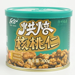 山西特产零食小吃 汾州裕源 乐合烘培椒盐核桃仁100g  5罐包邮