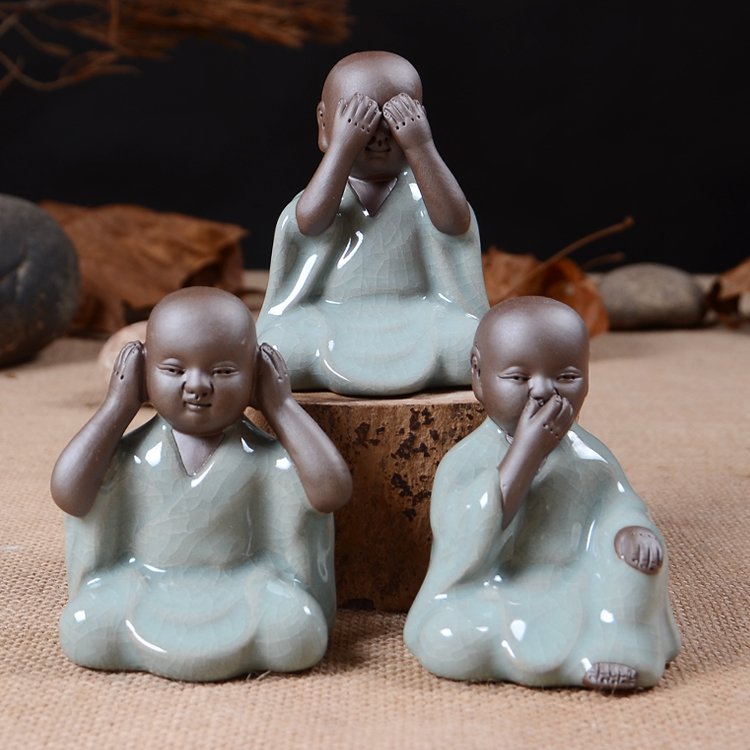 decole望远镜猴子呼喊听猴子摆件三不猴子微景观道具已售2￥6