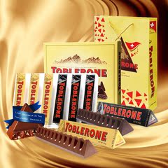 瑞士进口 Toblerone 瑞士三角巧克力 精装礼盒 600g礼盒装